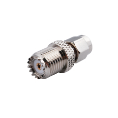 Truck Satellite Radio Adapter Mini-UHF female to SMA male straight RF Coaxial Adapter Connector for sirius xm Satellite radio Antenna