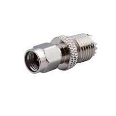 Truck Satellite Radio Adapter Mini-UHF female to SMA male straight RF Coaxial Adapter Connector for sirius xm Satellite radio Antenna