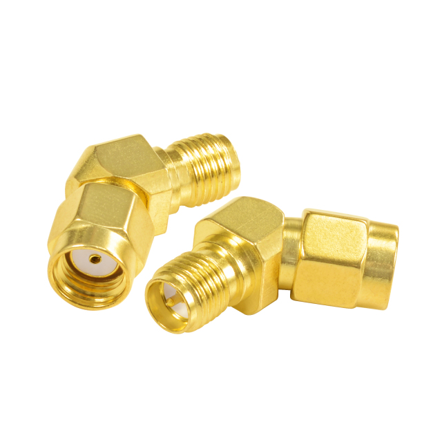 Superbat SMA Male Plug Reverse Polarity RA to RP SMA female Jack Reverse Polarity right angle RF Coax Adapter Connector