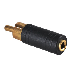3.5mm-RCA Adapter 3.5mm Jack to RCA plug straight RF Adapter