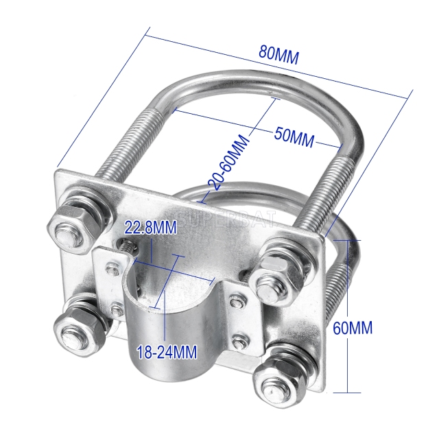 Antenna Mast Clamp Bracket Mounting for Lora Rak Helium hotspot Miner Antenna