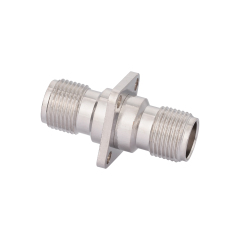 TNC Jack Female to TNC Jack Female Adapter Straight 4 Hole Flange