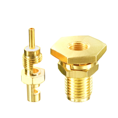 SMA Jack Female Connector Straight Bulkhead with O-ring for RG178 Cable