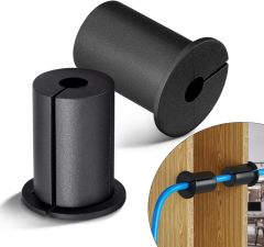 GODPEE Cable Split Bushing Wall Grommet for Starlink Dishy/Ethernet Cat 6 7 8 PC Cables - for 1 inch Wall Hole Wire Routing Kit - Feed-Through Cable Bushings for Starlink Mounting - 2Pack