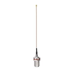 wlaniot IPX/u.fl to N Type Female Pigtail Cable (6" RG178 for PCI WiFi Card Wireless Router Gateway External Antenna etc.