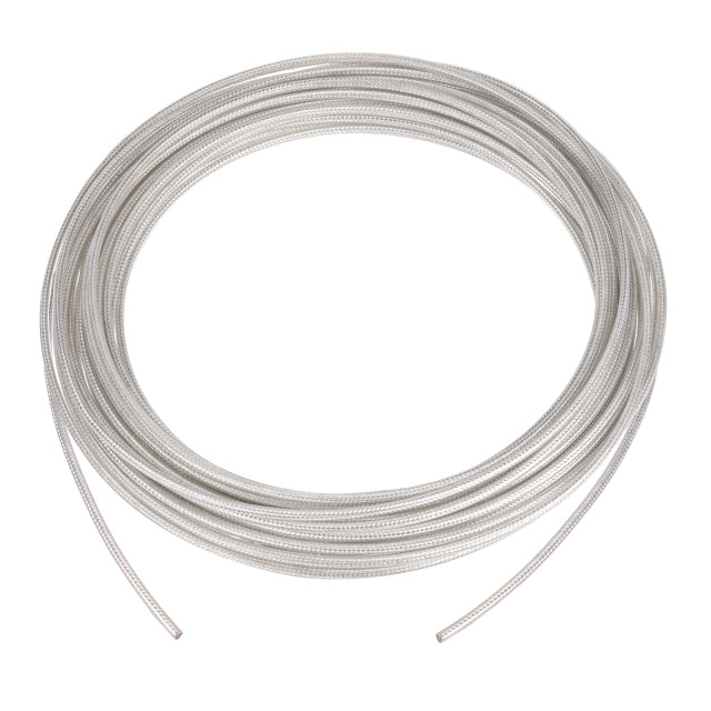Transparent Jacket Coaxial Cable 75Ω RG179 Single Copper Braid Shielded Flexible RF Coaxial Cable