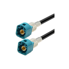 LVDS HSD cable Assembly Z Code Straight Male to Z Code Straight Male Dacar 535 Cable