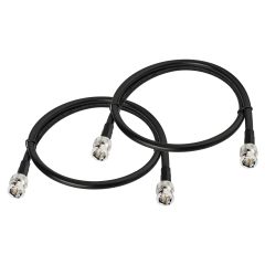 Superbat SDI Cable 2ft 2-Pack, 3G/6G HD-SDI Cable 75 Ohm BNC Male to BNC Male Cable for Cameras BMCC Video Equipment Supports HD-SDI 3G-SDI 6G-SDI SDI Video Cable