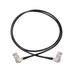 Superbat 3G/6G/12G SDI Cable 3ft BNC Cable 75 Ohm Thin Precision SDI Video Cable Right Angle Supports HD-SDI/3G-SDI/4K/8K Monitor Surveillance Camera CCTV System