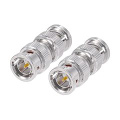 Superbat BNC Male to BNC Male Adapter 75 Ohm BNC Coupler Connector for 3G/6G HD SDI Cable Switcher CCTV Video Transmitter Camera System 2-Pack