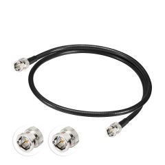 Superbat SDI Cable 3ft 3G/6G/12G SDI Cable 75 Ohm BNC Male to BNC Male Cable (Belden 1694A Black) for Cameras BMCC Video Equipment Supports HD-SDI 3G-SDI 6G-SDI SDI Video Cable