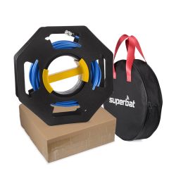 Superbat SDI Cable 100ft 3G/6G/12G SDI Cable Belden 1694A Cable, BNC Cable 75Ohm + SDI Cable Spool for 4K/6K Video Transfer SDI Recorder HDTV Upgrades SDI Frame Synchronizer