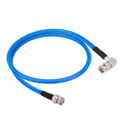 Superbat 6G/12G SDI Cable 75 Ohm Short BNC Cable 3ft BNC Male to Right Angle BNC Male Belden 1694A Digital Video Cable for HD Cameras CCTV Monitor SDI Video Equipment Supports HD-SDI/3G-SDI/4K/8K