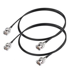 Superbat SDI Cable 75 Ohm BNC Cable RG179 Thin 3G/6G SDI Video Cable 3ft for Camcorders SDI Video Splitter SDI Monitor Switcher,Supports HD-SDI/3G-SDI/4K/8K Video (Black,2-Pack)