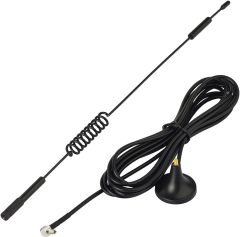 Superbat 7dBi External Magnetic Coil Antenna TS9 Connectors Antenna for Modem Dongle AT&T Nighthawk M5 / MR5100 M1 / MR1100, Verizon Jetpack 8800L MiFi Hotspots 2-Pack