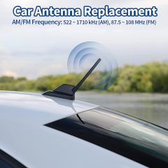Bingfu Universal Car Roof Mount Antenna Mast 6.3 inch Vehicle Car Radio Antenna Replacement Compatible with Hyundai Infiniti Kia Nissan Toyota Fiat 500 Mazda 3 Subaru Forester Honda CRV Chrysler 200