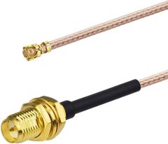 Bingfu U.FL IPX IPEX to RP-SMA Female Bulkhead Mount RG178 WiFi Antenna Adapter Coaxial Pigtail Cable 30cm 12 inch 2-Pack for WiFi Router Gateway Wireless Mini PCI Express PCIE Network Card Adapter