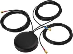Bingfu 4G LTE MIMO Cellular GPS Adhesive Magnetic Mount Antenna for 4G LTE GPS Cradlepoint IBR900 IBR1700 Sierra Wireless Airlink MG90 MP70 GX450 RV50 RV50X Industrial Gateway Modem Mobile Router