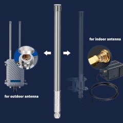 Bingfu 915MHz Helium HNT Lora Antenna 3dBi - 10ft ALSR240 Low Loss Cable - Compatible with Nebra Bobcat 300 Cal-Chip RAK V2 Syncrobit SenseCAP M1 Helium HNT Miner Hotspot Gateway