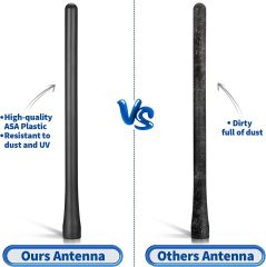 Bingfu Universal Car Roof Antenna Replacement Compatible with Jeep Ford GMC Dodge Chevrolet Hyundai Infiniti Kia Toyota Nissan Chevy Chrysler 200 Fiat 500 Mazda 3 Subaru Forester Honda CRV Vehicle