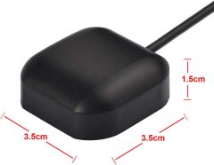 Bingfu External Waterproof Active GPS Navigation Antenna with MCX Male Plug Connector 3-5V DC Compatible with Handheld Portable Garmin GPSMAP 72 76 60 60C 60CS 60Cx 60CSx Lowrance GPS Receiver Modem