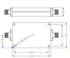 3.0-18 GHz Power Divider 50 Ohm Wide-Band Signal Splitter
