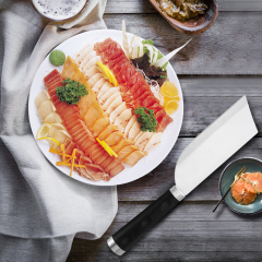 4.5 Inch Stainless Steel Fish Cutting Knife With Plastic Black Handle