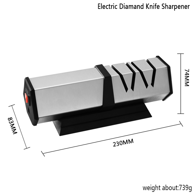 Professional 4 Stage Blade Sharpening Best Electric Knife Sharpener Universal 4 In 1 Motorized Ceramic Coarse Fine Grinding Multifunctional Sharpener