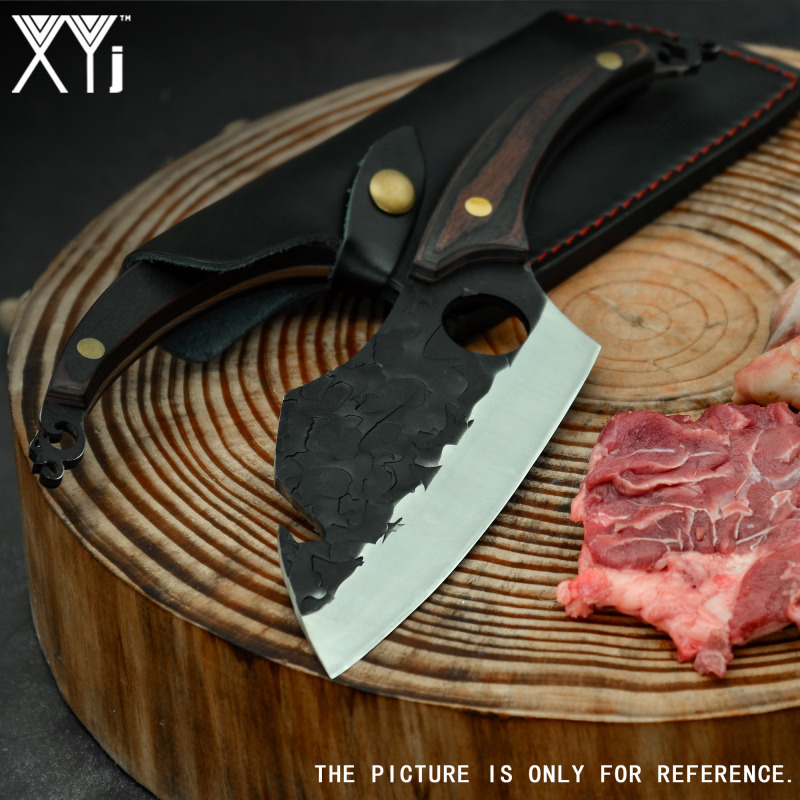 Xyj 6.5 Inch Full Tang Stainless Steel Chef Boning Knife With Bottle Opener - Razor Sharp Meat Fish Vegetables Filleting Breaking Brisket Trimming Kni