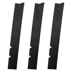 XYJ 3pcs/set Knife Edge Guards Knife Sheath For Protect Knives Blade Covers 5 Inch Plastic Black Durable Knives Sleeves