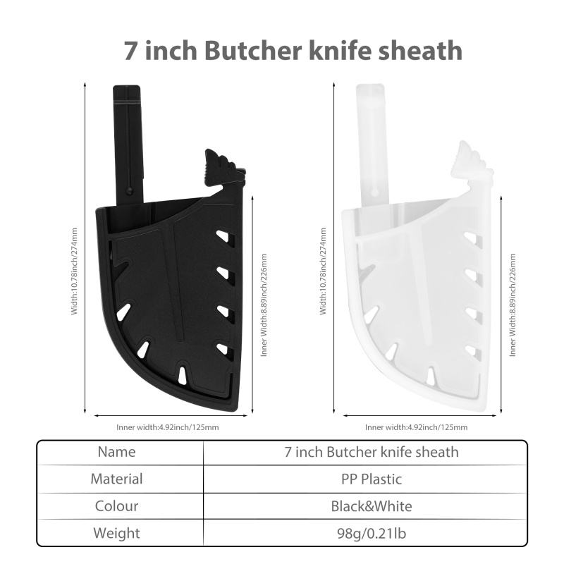 XYJ Plastic Knife Case for Stainless Steel Knife&amp;Ceramic Knives Blade Guards Universal Chef Knife Sheath Protector