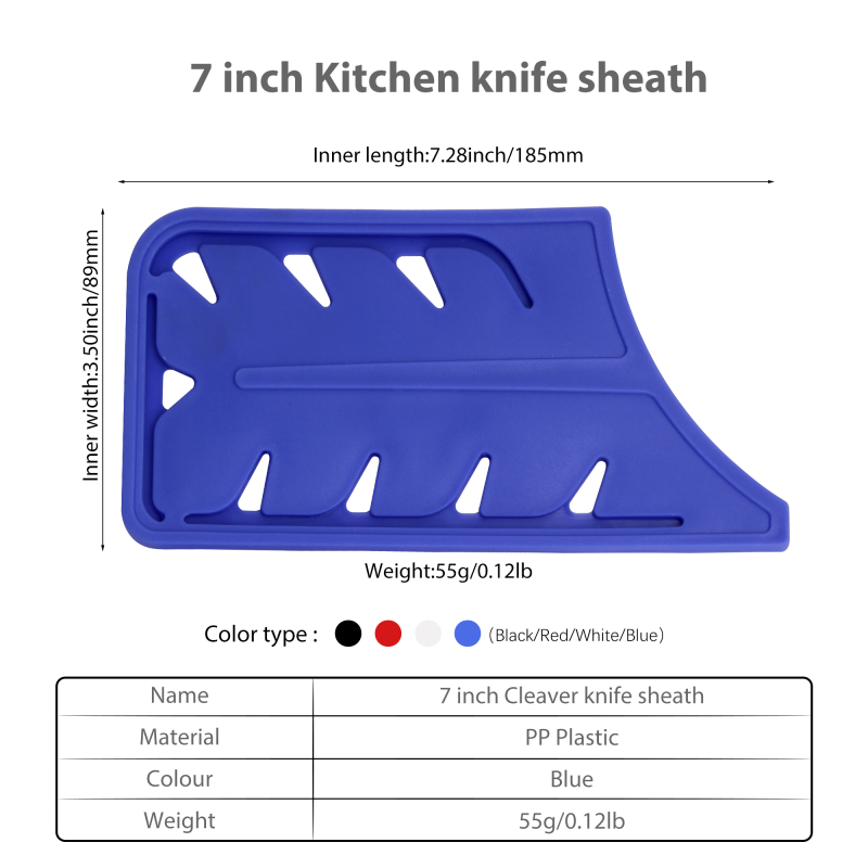XYJ 2pcs/set Safety Knife Covers Sleeves Knives Edge Guard Universal Knife Sheath Kitchen Chopping Knife Blade Guards Protector