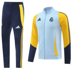 24 25 Men KIT Real Madrid Soccer Jacket suit MBAPPE BELLINGHAM VINI JR CAMAVINGA ALABA ASENSIO MODRIC 2024 2025 Men Football jogging kit uniforms