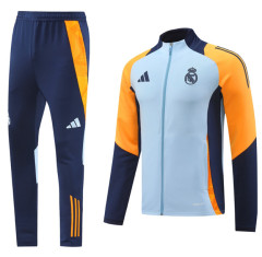 24 25 Men KIT Real Madrid Soccer Jacket suit MBAPPE BELLINGHAM VINI JR CAMAVINGA ALABA ASENSIO MODRIC 2024 2025 Men Football jogging kit uniforms