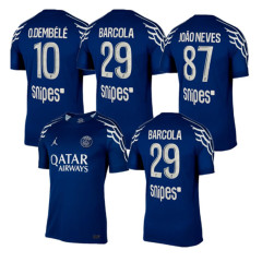 2526 PSG Soccer Jerseys Jordan THIRD MBAPPE O DEMBELE HERNANDES KOLO MUANI 2025 2026 Paris BARCOLA HAKIMI Football Shirt Men Uniforms