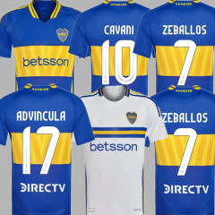 24 25 Boca Juniors soccer Jerseys Home Away CAVANI MEDINA M.MERENTIEL BENEDETTO MARADONA 2024 2025 adult Football Shirt Men Uniforms