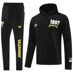 24 25 Juventus Soccer Jacket hooded suit YILDIZ MILIK DI MARIA VLAHOVIC KEAN POGBA CHIESA LOCATELLI 2024 2025 JUVE Men set jogging uniforms
