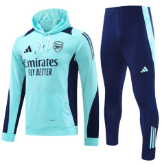 24 25 Arsenal Soccer Jacket hooded suit RICE HAVERTZ SAKA MARTINELLI WHITE SALIBA G.JESUS JORGINHO ODEGAARD 2024 2025 Men set jogging uniforms
