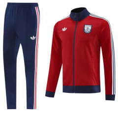 24 25 Arsenal Soccer Jacket hooded suit RICE HAVERTZ SAKA MARTINELLI WHITE SALIBA G.JESUS JORGINHO ODEGAARD 2024 2025 Men set jogging uniforms