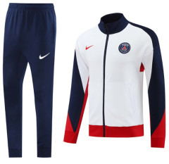 25 26 PSG Soccer Jacket suit Long zipper MBAPPE O DEMBELE HERNANDES KOLO MUANI BARCOLA HAKIMI 2024 2025 2026 Paris Men set jogging uniforms