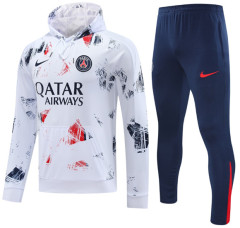24 25 PSG Soccer Jacket hooded suit MBAPPE O DEMBELE HERNANDES KOLO MUANI BARCOLA HAKIMI 2024 2025 Paris Men set jogging uniforms