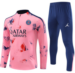 Men KIDS SET 24 25 PSG Soccer Training suit MBAPPE O DEMBELE HERNANDES KOLO MUANI BARCOLA HAKIMI 2024 2025 BOY Football jogging uniforms