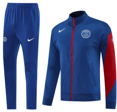 25 26 PSG Soccer Jacket suit Long zipper MBAPPE O DEMBELE HERNANDES KOLO MUANI BARCOLA HAKIMI 2024 2025 2026 Paris Men set jogging uniforms