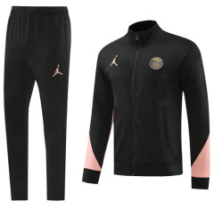 25 26 PSG Soccer Jacket suit Long zipper MBAPPE O DEMBELE HERNANDES KOLO MUANI BARCOLA HAKIMI 2024 2025 2026 Paris Men set jogging uniforms