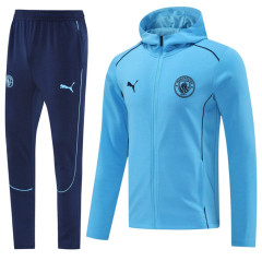 25 26 Manchester City Soccer Jacket suit Long zipper HAALAND DE BRUYNE PHILLIPS GREALISH FERRAN MAHREZ FODEN BERNARDO 2024 2025 2026 Men set jogging uniforms