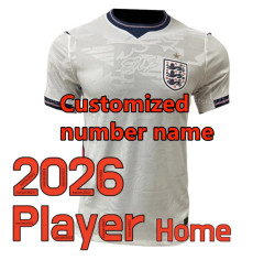 PLAYER VERSION 2026 World Cup England Soccer Jerseys BELLINGHAM RICE 2026 2027 National Team Home Away BRIGHT KANE STERLING RASHFORD SANCHO GREALISH MAGUIRE Football shirt Men uniform