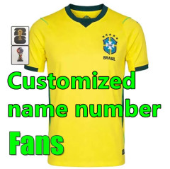 2026 Brazil Soccer Jersey VINI JR. NEYMAR JR CASEMIRO 2026 2027 National Team G.JESUS P.COUTINHO Home Away Men Shirt T.SILVA PELE MARCELO Football Men Uniform