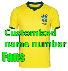 2026 Brazil Soccer Jersey VINI JR. NEYMAR JR CASEMIRO 2026 2027 National Team G.JESUS P.COUTINHO Home Away Men Shirt T.SILVA PELE MARCELO Football Men Uniform