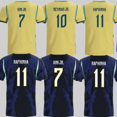 2026 Brazil Soccer Jersey VINI JR. NEYMAR JR CASEMIRO 2026 2027 National Team G.JESUS P.COUTINHO Home Away Men Shirt T.SILVA PELE MARCELO Football Men Uniform