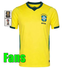 2026 Brazil Soccer Jersey VINI JR. NEYMAR JR CASEMIRO 2026 2027 National Team G.JESUS P.COUTINHO Home Away Men Shirt T.SILVA PELE MARCELO Football Men Uniform